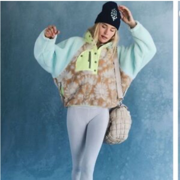 FP Movement by Free People Jackets & Blazers - Free people movement hit the slopes printed fleece pullover size XS